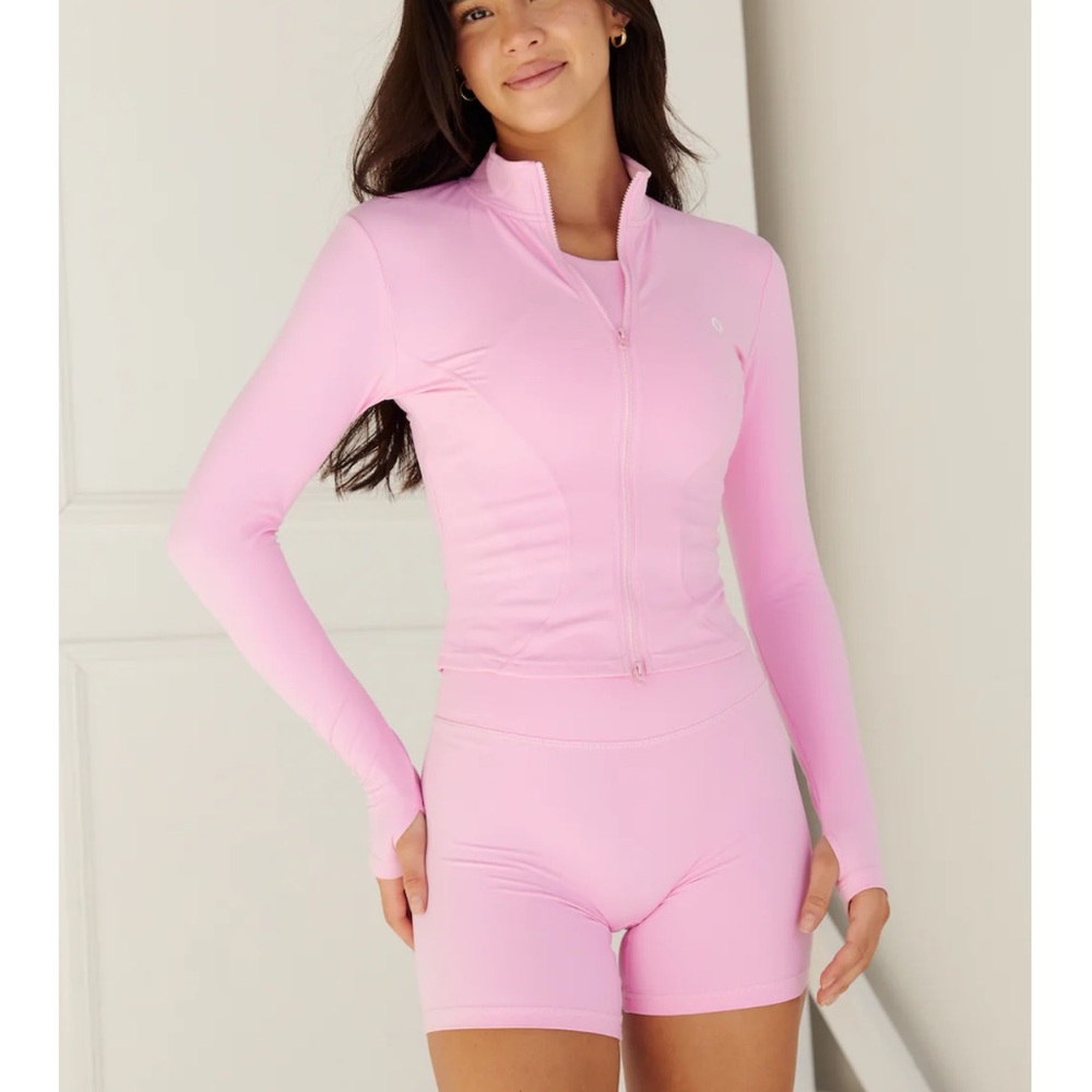 Astoria ~ LUXE BALANCE Zip Up Jacket - Candy Pink (M) - Picture 2 of 16